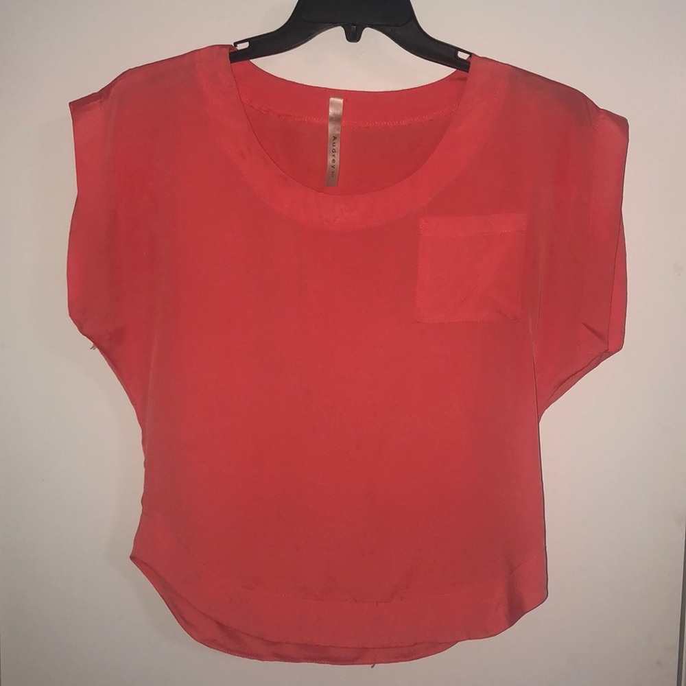 Orange blouse